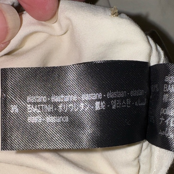 Zara Beige/Cream Big Pocket wide leg Cargo Pants. Size Medium. VVGUC. - Picture 12 of 16